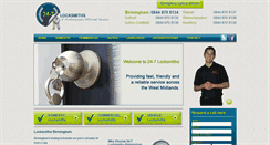 Desktop Screenshot of 24-7locksmiths.net
